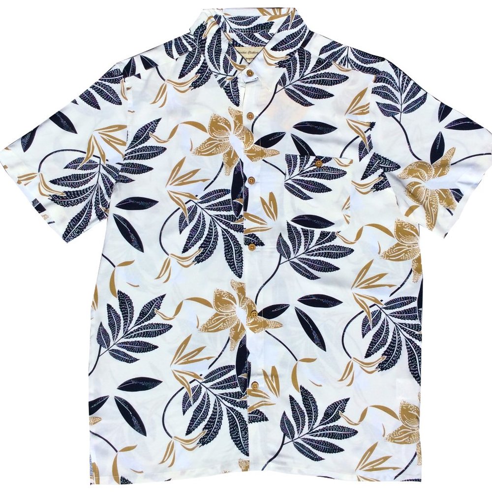 Black and gold leaves